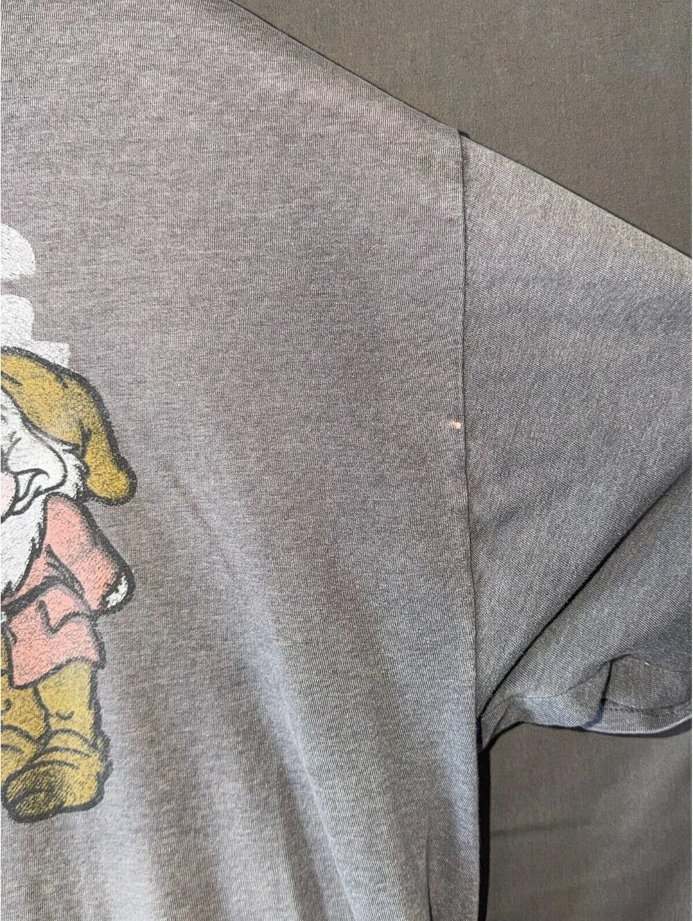 Disney Parks Grumpy Genius by Birth T‑Shirt 2XL Gray Hanes Graphic Tee